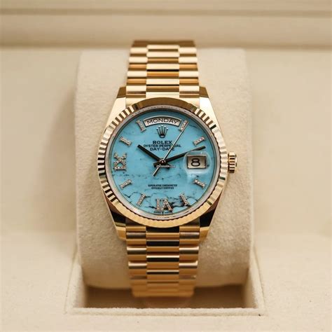 rolex day date 36 turquoise.